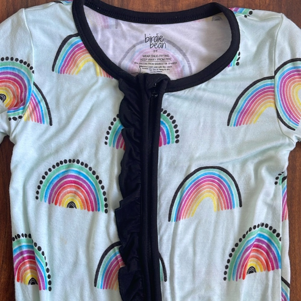 Birdie Bean Mila Ruffle Convertible Romper - Picture 2 of 6